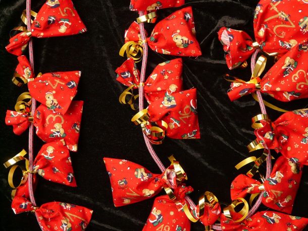 Weihnachtskalender 2015 - Adventskalender mit selbstgemachten Säckchen
