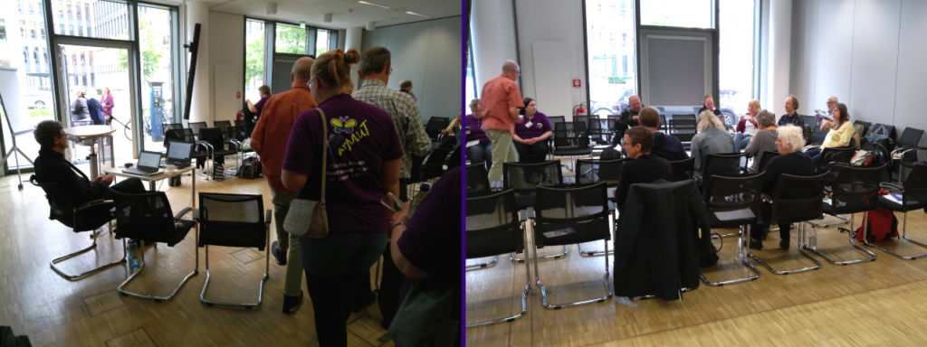 Diakonie-Workshop „Arbeit Macht Ohnmacht“ in Berlin - Mai 2019 -Arbeitsrunden