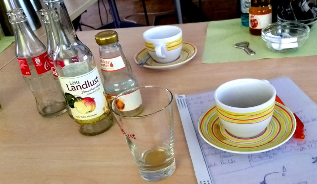 Treffen zum Satzungsentwurf für den SWM e. V. - Arbeitspause