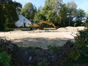 Baggerarbeiten für Freistatts neues Altenhilfezentrum (2)