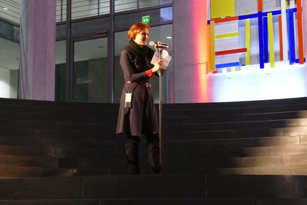 15 Jahre HARTZ IV - DIE LINKE - Berlin 2019 12 - Katja Kipping beim Empfang