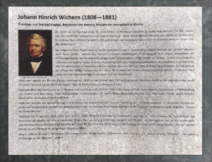 Freistatt Infotafel - Johann Hinrich Wichern (1808 - 1881)