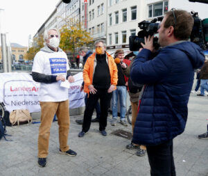 Klaus-Dieter Gleitze stellte sich nicht nur unseren Fragen ... auch der NDR drehte für die Landesschau Niedersachsen