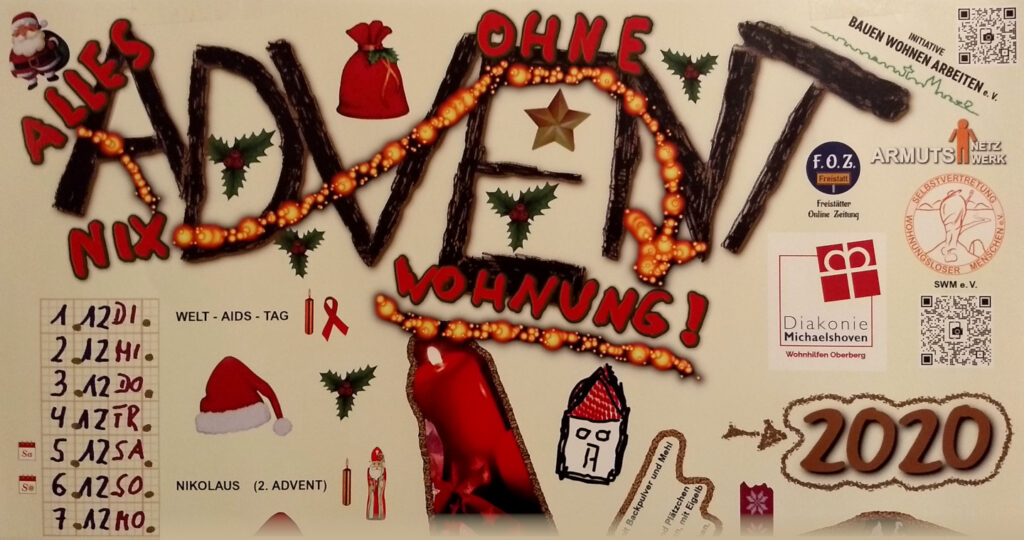 Adventskalender von IBWA e. V. Köln und SWM e. V. Freistatt