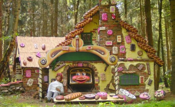 Wo ein Lebkuchenhaus ist, ist der Weg zum Schlaraffenland nicht mehr weit