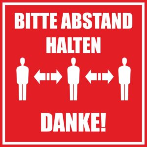 Abstand halten
