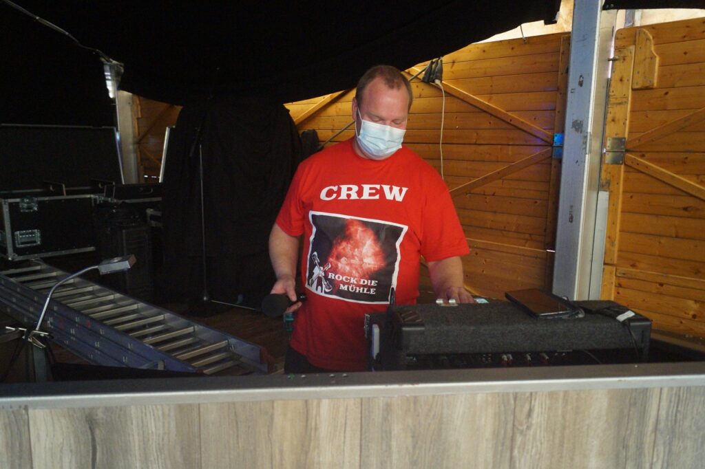 und bei der Arbeit