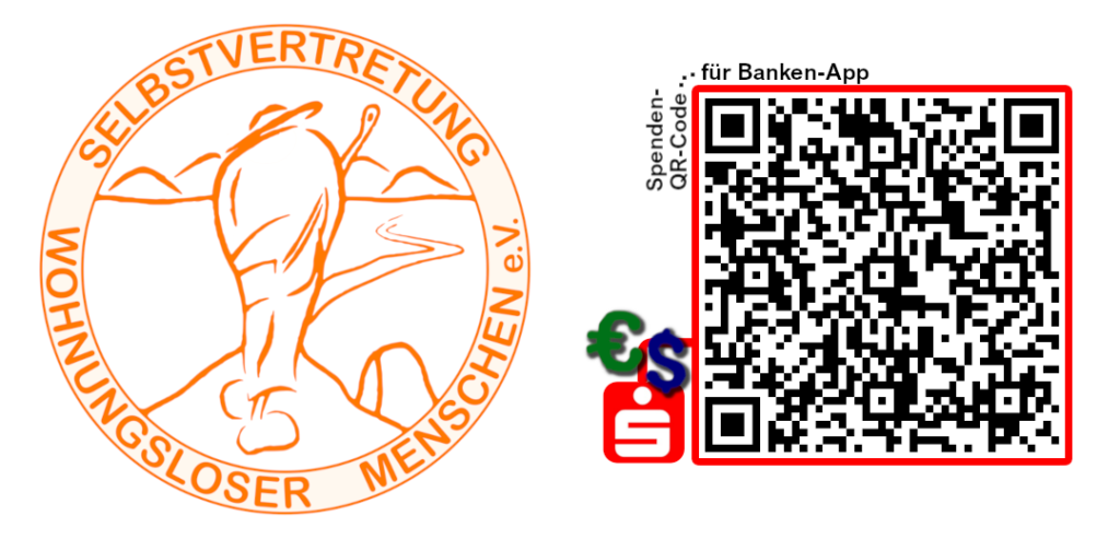 SWM e. V. - Logo üplus QR-Spenden-Bezahlcode