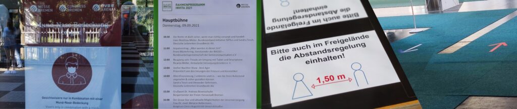 Messe Bremen 2021 - HanseLife und Invita - Programm vom Donnerstag, Corona-konform