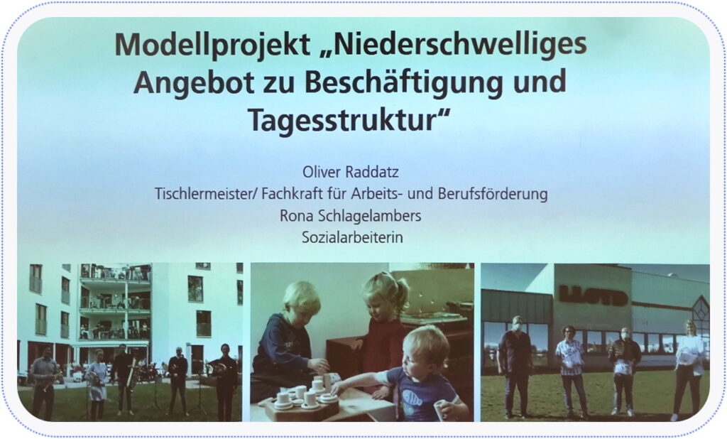 Vortrag Modellprojekt Freistatt - Titel
