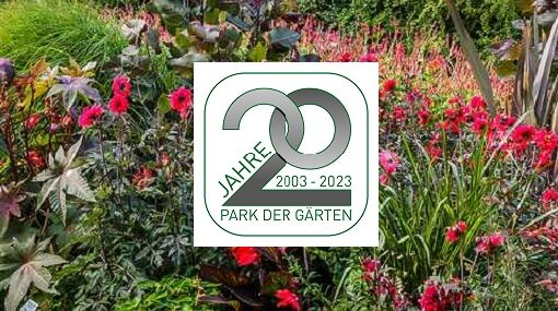 Park der Gärten Blumenband 2023 Titel