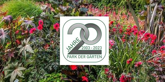Park der Gärten Blumenband 2023 Titel