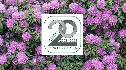 Park der Gärten Rhododendron 2023 Titel