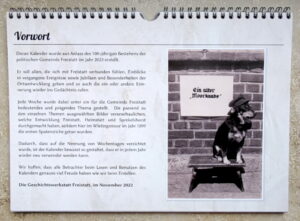 Freistatt-Kalender - Vorwort