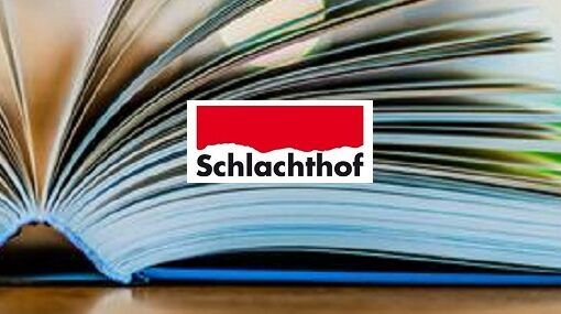 Schlachthof Lesung in fröhlicher Runde 2023 Titel