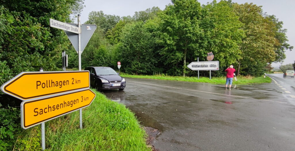 Anfahrt zur Wildtierstation Sachsenhagen