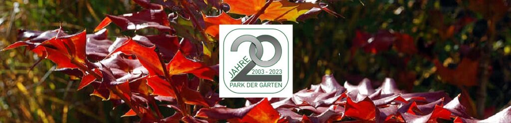 Park der Gärten Herbstimpressionen Titel