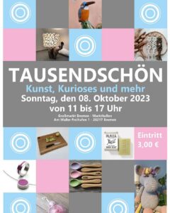 Tausendschön Plakat Oktober 2023