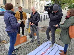 Der Norddeutsche Rundfunk war mit einem Team von „Hallo Niedersachsen“ vor Ort.