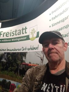 Stefan Kühl auf der „ReiseLust“-Messe 2023 in Bremen (Selbstportrait vom 3. November 2023)