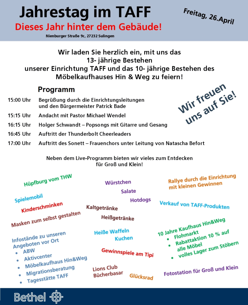 Jahresfest 2024 im TAFF Sulingen