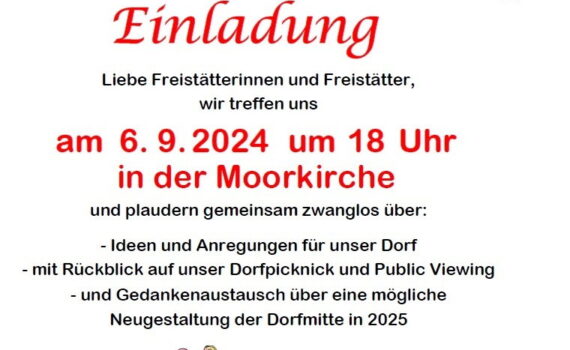 Gemeinde Freistatt - Bunter Tisch in der Moorkirche - 06.09.2024