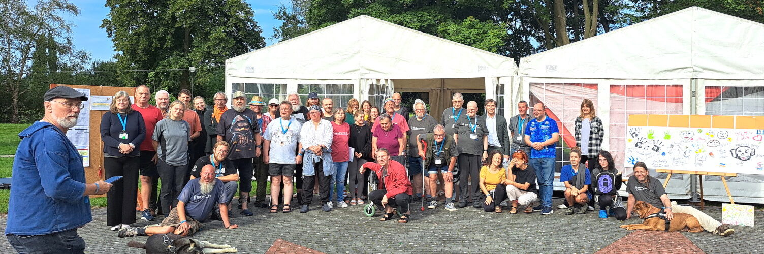 Wohnungslosentreffen Freistatt 2024 - Das Gruppenfoto