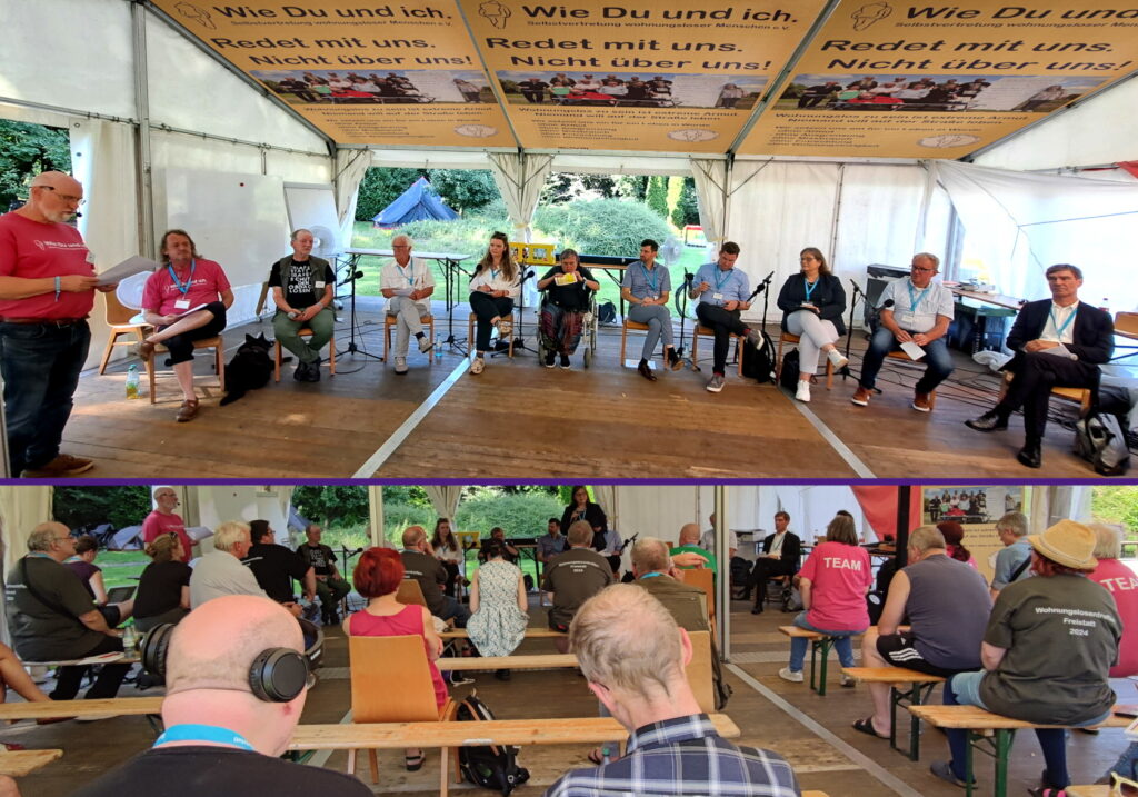 SwM e.V. - Wohnungslosentreffen 2024 - Podiumsdiskussion 30.07.2024