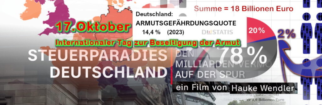 DE als Steuerparadies mit hoher Armutsgefährdungsquote