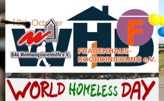 BAG Wohnungslosenhilfe und FrauenhausKoordinierung zum World Homeless Day 2024