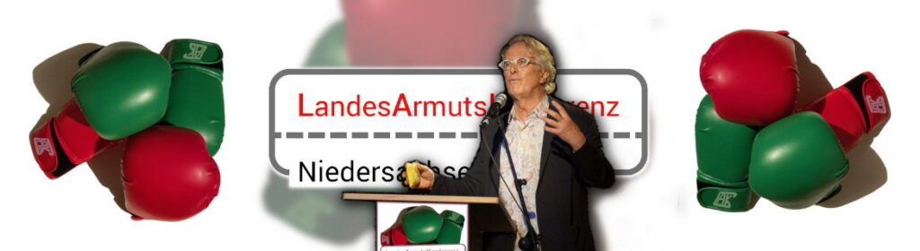 LAK Niedersachsen - Klaus-Dieter Gleitze vor Boxhandschuhen