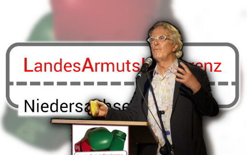 LAK Niedersachsen - Klaus-Dieter Gleitze vor Boxhandschuhen