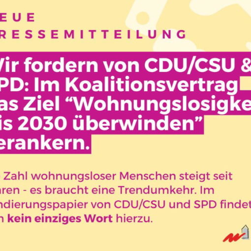 PM mit Koalitions-Forderungen März 2025