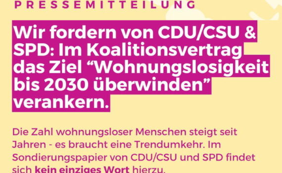 PM mit Koalitions-Forderungen März 2025