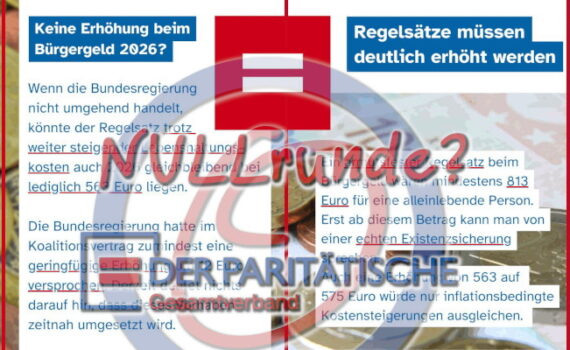 Paritaetischer -Nullrunde beim Bürgergeld 2026 ?