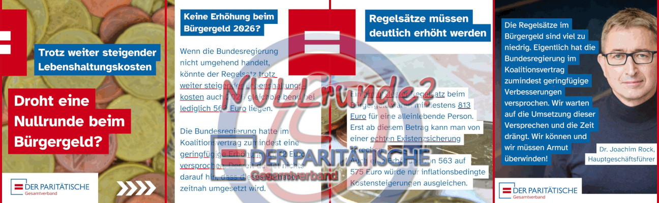 Paritaetischer -Nullrunde beim Bürgergeld 2026 ?