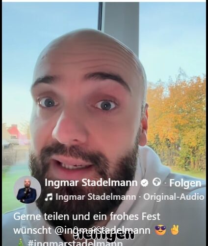 Facebook - Ingmar Stadelmann - eine erste Advents-Botschaft 2025