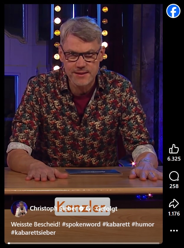 Christoph Sieber sorgt sich um unseren Sozialstaat